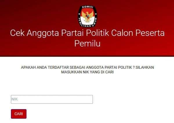 NIK Dicatut Parpol untuk Daftar ke KPU, Begini Cara Pengecekan dan Pengaduannya NIK Dicatut Parpol untuk Daftar ke KPU, Begini Cara Pengecekan dan Pengaduannya