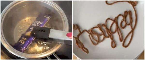 Cara membuat tulisan dari cokelat untuk hiasan kue, simpel dan cepat Cara membuat tulisan dari cokelat untuk hiasan kue, simpel dan cepat