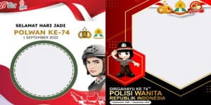15 Link Twibbon Bingkai Ucapan HUT Polwan ke-74, Cocok untuk Profil WA dan Facebook 15 Link Twibbon Bingkai Ucapan HUT Polwan ke-74, Cocok untuk Profil WA dan Facebook