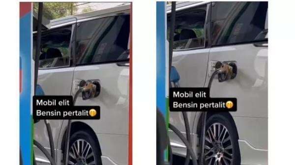 Viral Mobil Mewah Diduga Isi BBM Subsidi di SPBU, Netizen: Mobil Elite Mentalnya Pertalite Viral Mobil Mewah Diduga Isi BBM Subsidi di SPBU, Netizen: Mobil Elite Mentalnya Pertalite