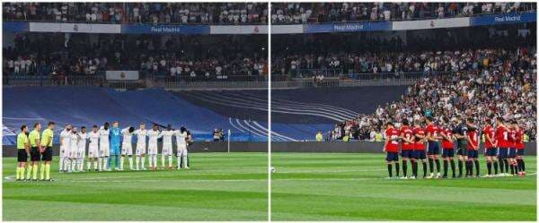 Momen La Liga Spanyol mengheningkan cipta untuk tragedi Kanjuruhan Momen La Liga Spanyol mengheningkan cipta untuk tragedi Kanjuruhan