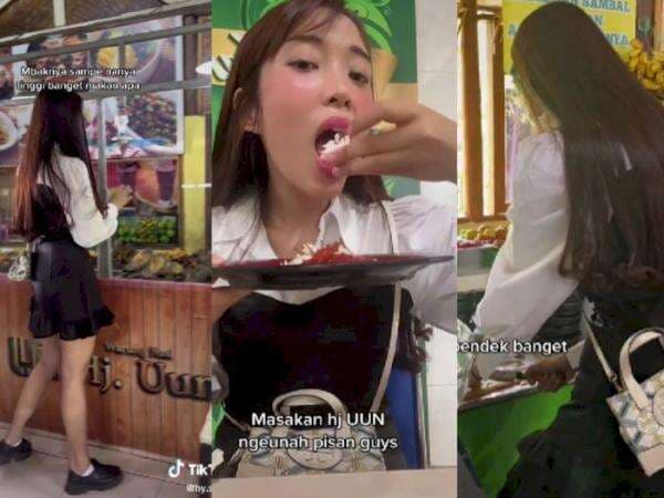 Momen Cewek Tinggi 181 Cm Makan di RM Sunda: Gampang Lihat Menu tapi Susah Ngulek Sambel Momen Cewek Tinggi 181 Cm Makan di RM Sunda: Gampang Lihat Menu tapi Susah Ngulek Sambel