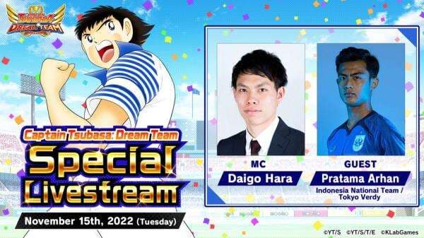 Pesepakbola Profesional Indonesia Tampil di Livestream Spesial Captain Tsubasa: Dream Team Pesepakbola Profesional Indonesia Tampil di Livestream Spesial Captain Tsubasa: Dream Team