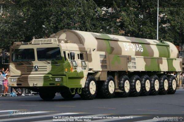 Kehebatan Rudal Balistik DF-31 China, Bikin Amerika Ketar-ketir Kehebatan Rudal Balistik DF-31 China, Bikin Amerika Ketar-ketir