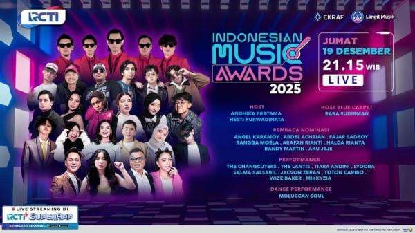 Indonesian Music Awards 2025 Kembali Hadir Rayakan Panggung Penuh Performa Spektakuler! Indonesian Music Awards 2025 Kembali Hadir Rayakan Panggung Penuh Performa Spektakuler!