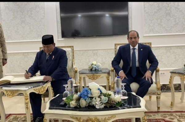 Prabowo dan Presiden El-Sisi Jalin Kemitraan Strategis antara Indonesia dengan Mesir Prabowo dan Presiden El-Sisi Jalin Kemitraan Strategis antara Indonesia dengan Mesir