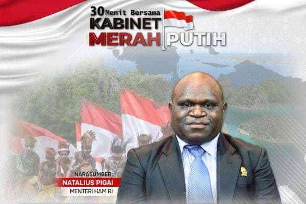 Jangan Lewatkan 30 Menit Bersama Kabinet Merah Putih: Pendekar HAM dari Tanah Papua Jangan Lewatkan 30 Menit Bersama Kabinet Merah Putih: Pendekar HAM dari Tanah Papua