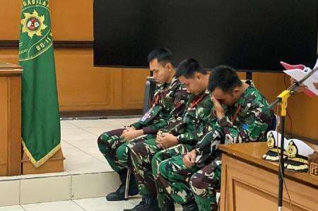 2 Anggota TNI AL Penembak Bos Rental Mobil Divonis Penjara Seumur Hidup 2 Anggota TNI AL Penembak Bos Rental Mobil Divonis Penjara Seumur Hidup