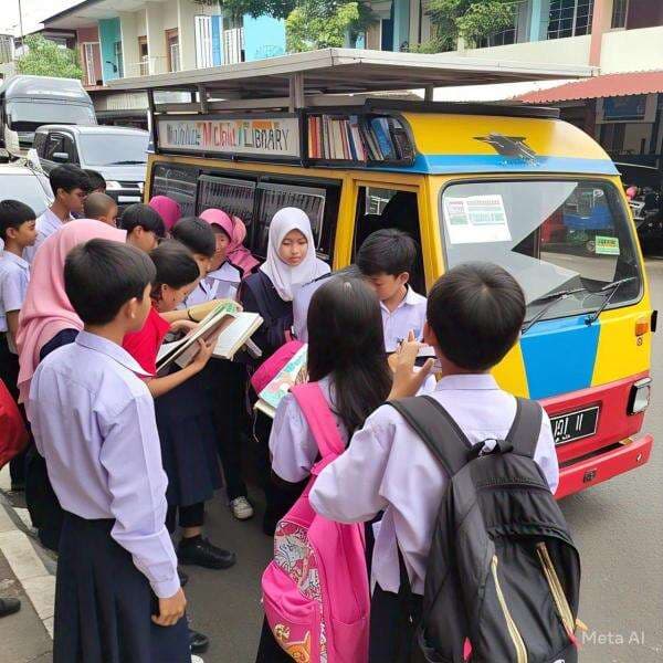 Perpustakaan Keliling Lumajang, Bikin Baca Buku Jadi Seru dan Dekat ke Masyarakat Perpustakaan Keliling Lumajang, Bikin Baca Buku Jadi Seru dan Dekat ke Masyarakat