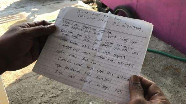 Surat Haru Maling di Mojokerto, Ngaku Mencuri demi Bayar Semester Sekolah Anak Surat Haru Maling di Mojokerto, Ngaku Mencuri demi Bayar Semester Sekolah Anak