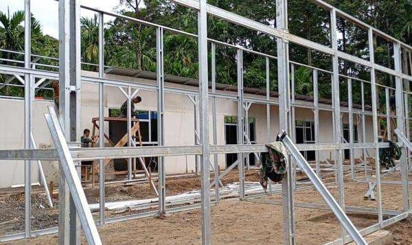 Pembangunan 117 Huntara di Agam Sumbar Capai 50 Persen, Pengerjaan Dibagi 2 Shift Pembangunan 117 Huntara di Agam Sumbar Capai 50 Persen, Pengerjaan Dibagi 2 Shift