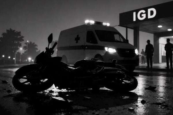 Kecelakaan di Malang, Motor dan Ambulans Tabrakan di Depan IGD RSSA Kecelakaan di Malang, Motor dan Ambulans Tabrakan di Depan IGD RSSA