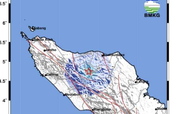 Gempa Hari Ini M 4,2 Guncang Bener Meriah Aceh, Getaran Terasa hingga Takengon Gempa Hari Ini M 4,2 Guncang Bener Meriah Aceh, Getaran Terasa hingga Takengon