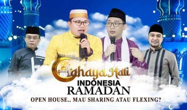 Cahaya Hati Indonesia Siang Ini: Open House Mau Sharing atau Flexing? Pukul 12.30 WIB Hanya di iNews Cahaya Hati Indonesia Siang Ini: Open House Mau Sharing atau Flexing? Pukul 12.30 WIB Hanya di iNews