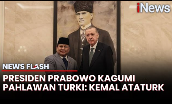 Sebut Kagumi Kemal Ataturk-Sultan Mehmed Al-Fatih, Prabowo Disambut Tepuk Tangan Sebut Kagumi Kemal Ataturk-Sultan Mehmed Al-Fatih, Prabowo Disambut Tepuk Tangan