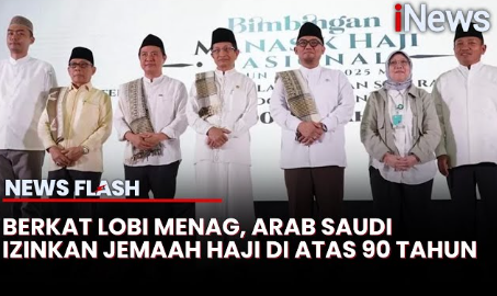 Indonesia Satu-satunya Negara Berangkatkan Calon Jemaah Haji Berusia di Atas 90 Tahun Indonesia Satu-satunya Negara Berangkatkan Calon Jemaah Haji Berusia di Atas 90 Tahun