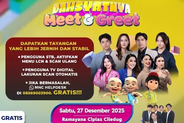 Akhir Pekan Ini, Aktor Sinetron Terbelenggu Rindu Hadir di Ciledug Akhir Pekan Ini, Aktor Sinetron Terbelenggu Rindu Hadir di Ciledug