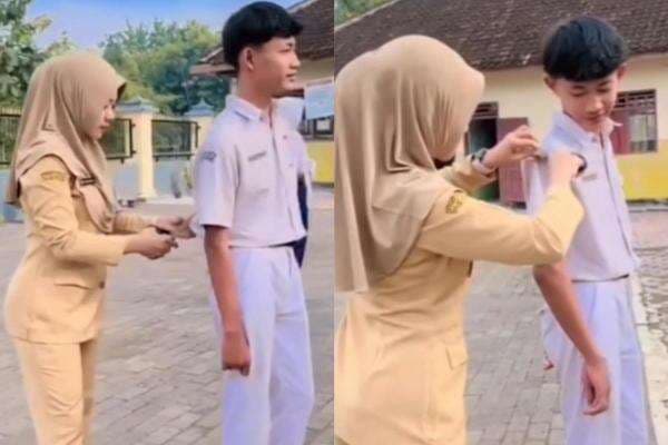 Viral! Aksi Guru Gunting Seragam Siswa Langgar Aturan Tuai Pro Kontra di Kalangan Netizen Viral! Aksi Guru Gunting Seragam Siswa Langgar Aturan Tuai Pro Kontra di Kalangan Netizen