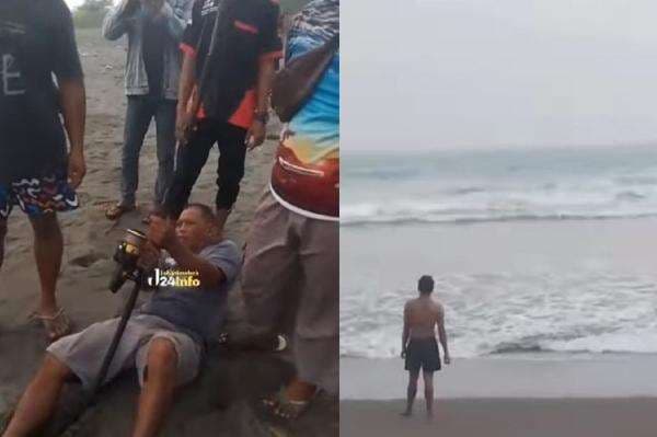 Viral Aksi Mbah Jo Selamatkan Wisatawan Tenggelam di Pantai Pakai Joran dan Drone Viral Aksi Mbah Jo Selamatkan Wisatawan Tenggelam di Pantai Pakai Joran dan Drone