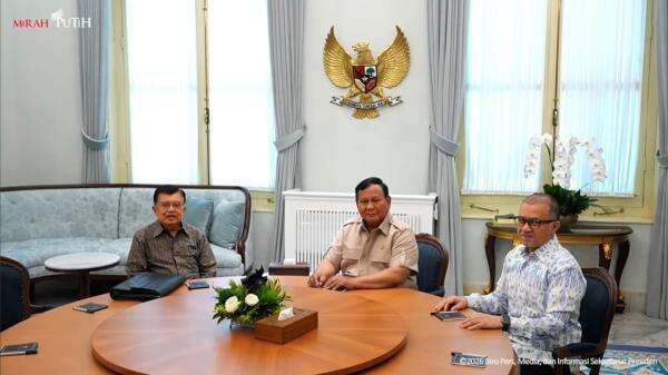 Prabowo dan JK Bertemu di Istana, Bahas Konflik Thailand hingga Pakistan Prabowo dan JK Bertemu di Istana, Bahas Konflik Thailand hingga Pakistan