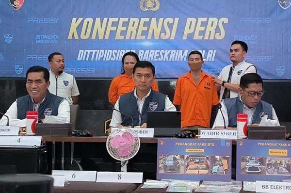 Bareskrim Ungkap Kasus Penipuan SMS Phising Gunakan Fake BTS Bareskrim Ungkap Kasus Penipuan SMS Phising Gunakan Fake BTS