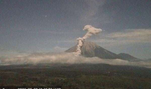 Gunung Semeru Erupsi Malam Ini, Muntahkan Abu Vulkanik 600 Meter Gunung Semeru Erupsi Malam Ini, Muntahkan Abu Vulkanik 600 Meter