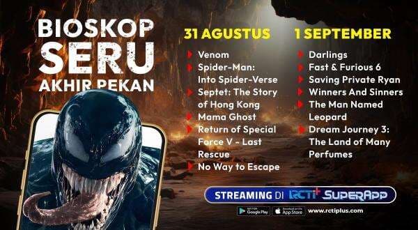 Rekomendasi Film Akhir Pekan, Streaming di RCTI+ Sekarang Rekomendasi Film Akhir Pekan, Streaming di RCTI+ Sekarang