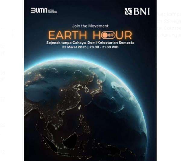 Earth Hour 2025, BNI Padamkan Listrik Selama 1 Jam Earth Hour 2025, BNI Padamkan Listrik Selama 1 Jam