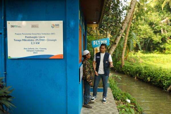 BRI Peduli Bantu Desa BRILiaN Jatihurip dengan Pembangkit Listrik Tenaga Mikro Hidro BRI Peduli Bantu Desa BRILiaN Jatihurip dengan Pembangkit Listrik Tenaga Mikro Hidro