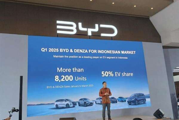 PEVS 2025, BYD Kuasai 50 Persen Pasar Mobil Listrik Indonesia PEVS 2025, BYD Kuasai 50 Persen Pasar Mobil Listrik Indonesia
