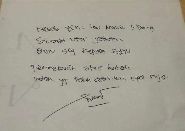 Sony Sanjaya Tulis Pesan untuk Kepala BGN Nanik S Deyang Sebelum Ditahan, Apa Isinya? Sony Sanjaya Tulis Pesan untuk Kepala BGN Nanik S Deyang Sebelum Ditahan, Apa Isinya?