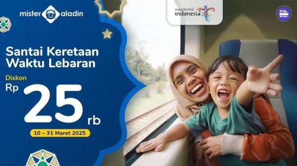 Diskon Rp25.000 Buat Perjalanan Kereta Lebih Hemat dan Nyaman saat Lebaran Diskon Rp25.000 Buat Perjalanan Kereta Lebih Hemat dan Nyaman saat Lebaran