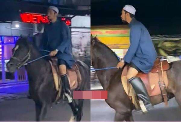 Unik, Pria Ini Berangkat Tarawih dengan Kuda, Netizen: Berasa Kayak Umar Bin Khatab Unik, Pria Ini Berangkat Tarawih dengan Kuda, Netizen: Berasa Kayak Umar Bin Khatab