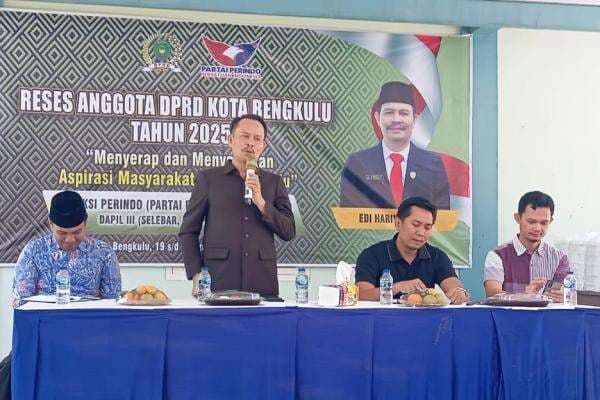 Gelar Reses, Legislator Partai Perindo Edi Hariyanto Komitmen Perjuangkan Harapan Warga Bengkulu Gelar Reses, Legislator Partai Perindo Edi Hariyanto Komitmen Perjuangkan Harapan Warga Bengkulu