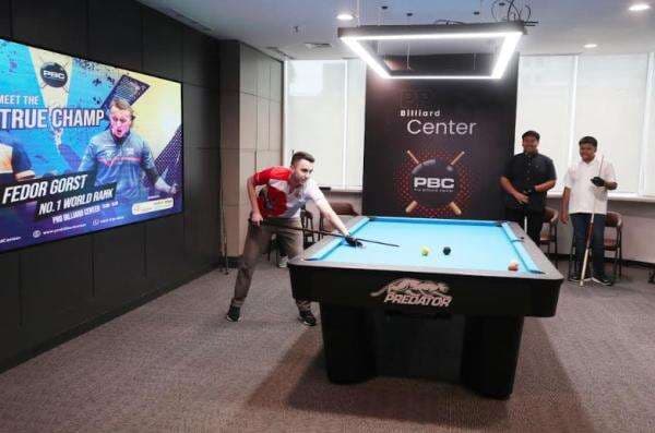 Juara Dunia Fedor Gorst Puji Fasilitas Pro Billiard Center Juara Dunia Fedor Gorst Puji Fasilitas Pro Billiard Center