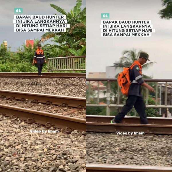 Kisah Baut Hunter Rel Kereta yang Jika Dihitung Langkahnya Bisa Sampai ke Makkah Kisah Baut Hunter Rel Kereta yang Jika Dihitung Langkahnya Bisa Sampai ke Makkah