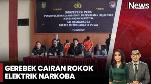 Polisi Bongkar Produksi Liquid Vape Narkoba di Apartemen Jakbar, 2 Orang Jadi Tersangka Polisi Bongkar Produksi Liquid Vape Narkoba di Apartemen Jakbar, 2 Orang Jadi Tersangka