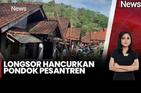 Longsor di Cilacap, Rumah Warga dan Pondok Pesantren Tertimbun hingga Rata Tanah Longsor di Cilacap, Rumah Warga dan Pondok Pesantren Tertimbun hingga Rata Tanah