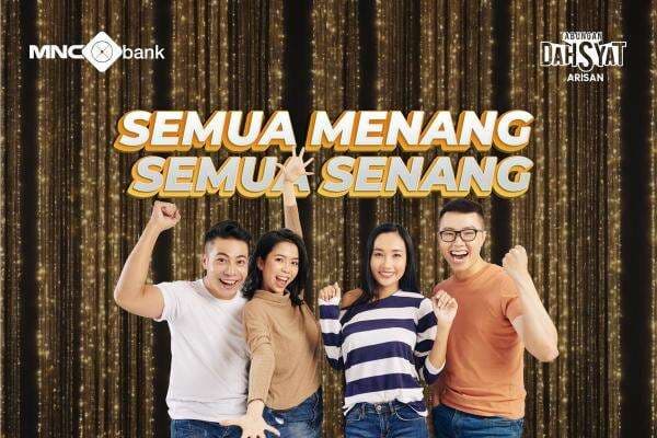 MNC Bank Kembali Hadirkan Tabungan Dahsyat Arisan dengan Total Hadiah Miliaran Rupiah! MNC Bank Kembali Hadirkan Tabungan Dahsyat Arisan dengan Total Hadiah Miliaran Rupiah!