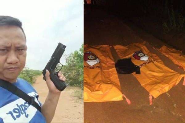 Beredar Video Oknum TNI Diduga Penembak 3 Polisi di Lampung Pamer Pistol Beredar Video Oknum TNI Diduga Penembak 3 Polisi di Lampung Pamer Pistol