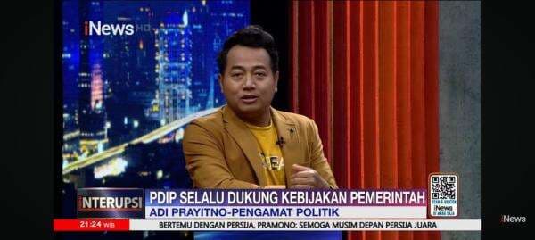 Pengamat Politik Sebut PDIP Dukung Penuh Prabowo sejak Dilantik Pengamat Politik Sebut PDIP Dukung Penuh Prabowo sejak Dilantik