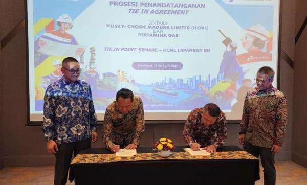 Pertagas dan Husky-CNOOC Madura Limited Kolaborasi Optimalisasi Lapangan Gas BD Pertagas dan Husky-CNOOC Madura Limited Kolaborasi Optimalisasi Lapangan Gas BD