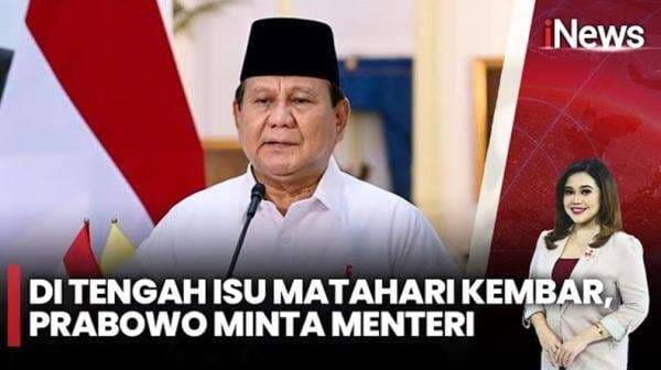 Presiden Prabowo Minta Menteri Rapatkan Barisan, Mensesneg: Kabinet Solid! Presiden Prabowo Minta Menteri Rapatkan Barisan, Mensesneg: Kabinet Solid!
