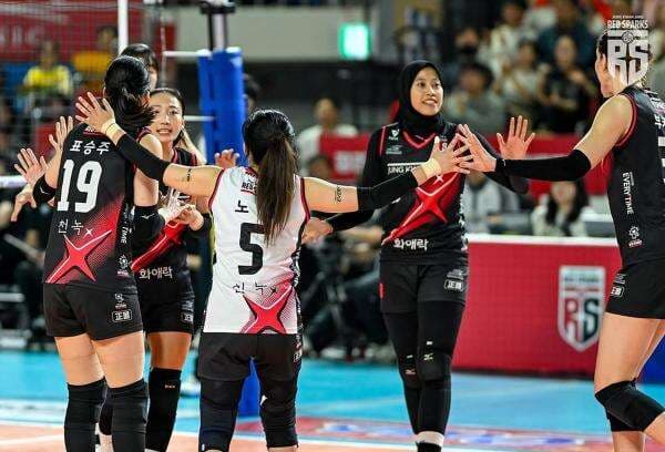 Hasil Red Sparks vs Hyundai Hillstate: Megawati Hangestri Antar Timnya ke Final Liga Voli Korea! Hasil Red Sparks vs Hyundai Hillstate: Megawati Hangestri Antar Timnya ke Final Liga Voli Korea!