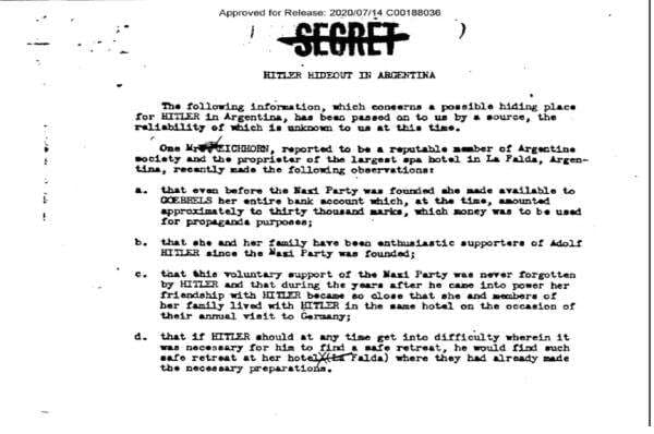 Terungkap, CIA Diam-diam Memburu Hitler selama 1 Dekade di Amerika Selatan Terungkap, CIA Diam-diam Memburu Hitler selama 1 Dekade di Amerika Selatan