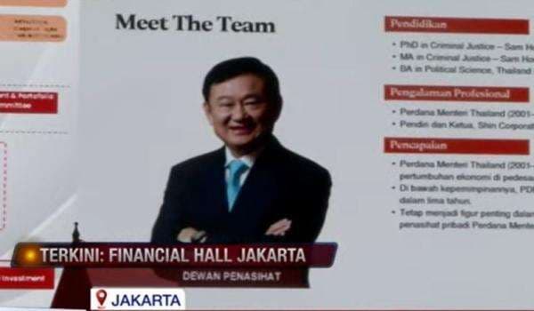Kejutan! Mantan PM Thailand Thaksin Shinawatra Jadi Dewan Penasihat Danantara Kejutan! Mantan PM Thailand Thaksin Shinawatra Jadi Dewan Penasihat Danantara