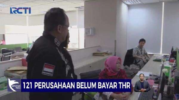 121 Perusahaan Belum Bayar THR, Disnaker DKI Jakarta Gelar Sidak 121 Perusahaan Belum Bayar THR, Disnaker DKI Jakarta Gelar Sidak