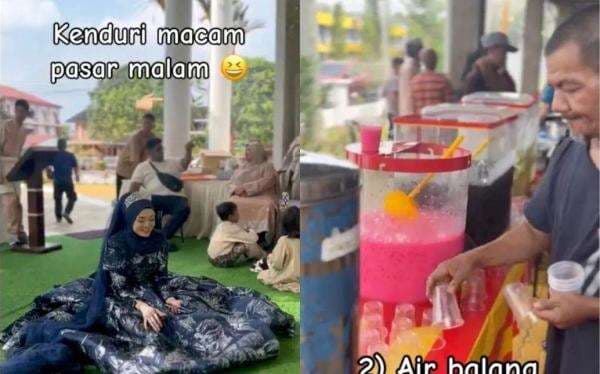 Viral Pernikahan Konsep Pasar Malam, Ada Tukang Gorengan hingga Es Buah Viral Pernikahan Konsep Pasar Malam, Ada Tukang Gorengan hingga Es Buah
