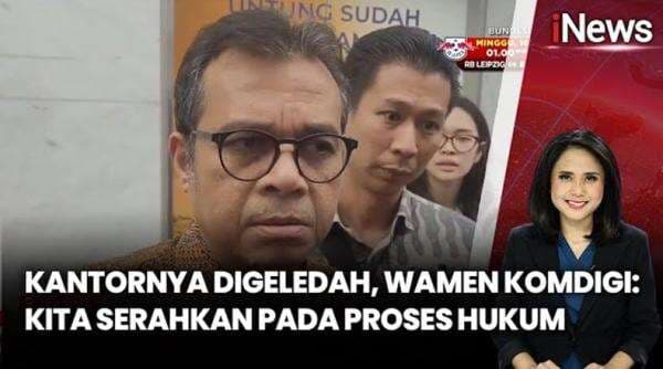 Nezar Patria soal Kantor Komdigi Digeledah Kejari Jakpus: Serahkan ke Proses Hukum Nezar Patria soal Kantor Komdigi Digeledah Kejari Jakpus: Serahkan ke Proses Hukum